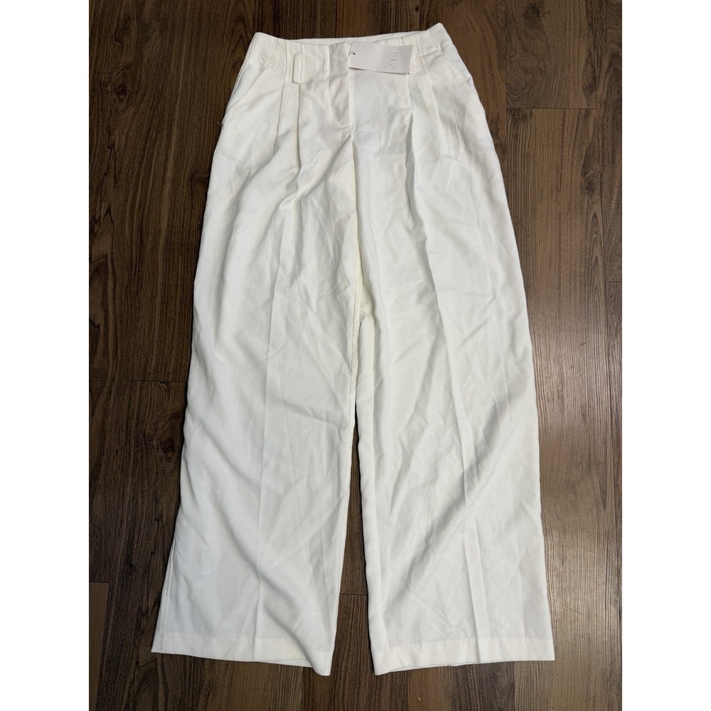 Zara Ecru Pants Straight Leg Resort Minimalist Capsule Normcore Copenhagen